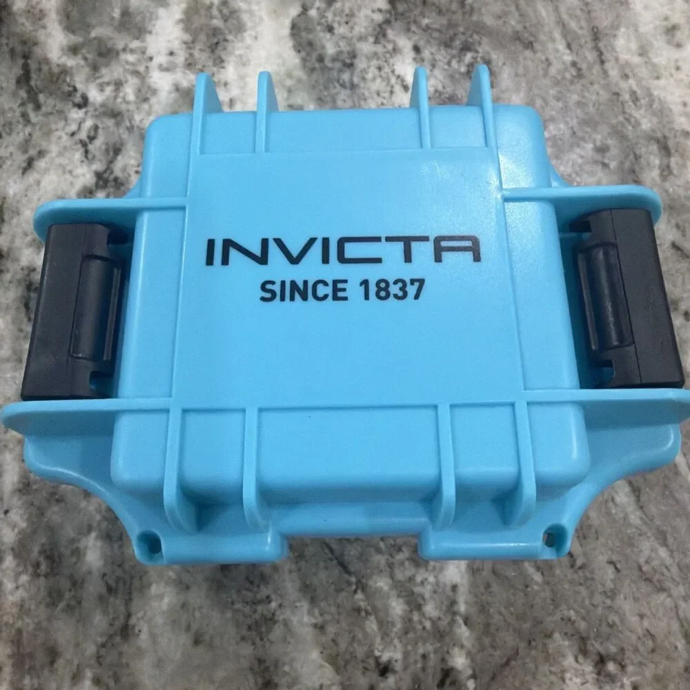 Invicta One (1) Slot Turquoise 1837 Limited Edition Waterproof Dive Case-RARE